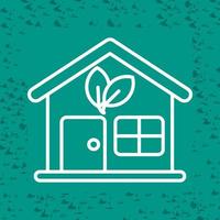 Eco House Vector Icon