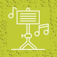 icono de vector de educación musical