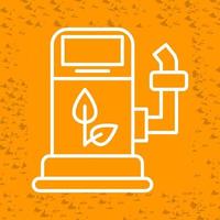 icono de vector de combustible ecológico