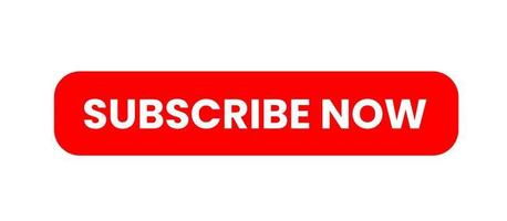 Subscribe button red color. vector illustration