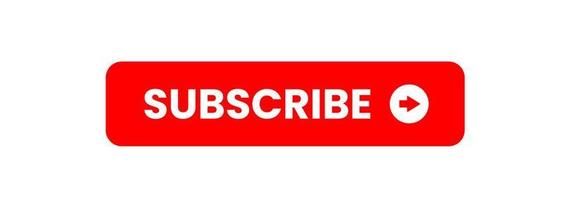 Subscribe button red color. vector illustration