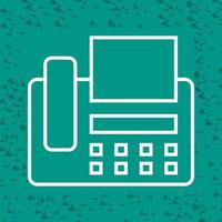 Fax Machine Vector Icon