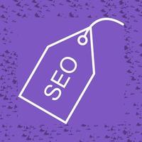 icono de vector de etiquetas seo