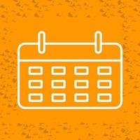 icono de vector de calendario