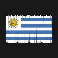 Uruguay Flag Vector Illustration