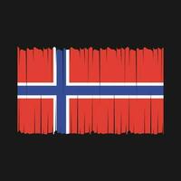 Norway Flag Vector Illustration