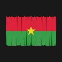 Burkina Faso Flag Vector Illustration