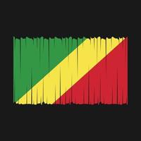 Congo Flag Vector Illustration