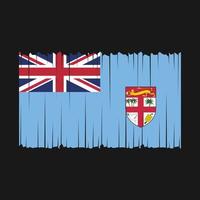 Fiji bandera vector ilustración