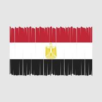 Egipto bandera vector ilustración