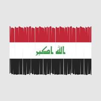 Irak bandera vector ilustración