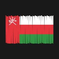 Oman Flag Vector Illustration