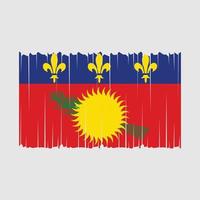 Guadeloupe Flag Vector Illustration