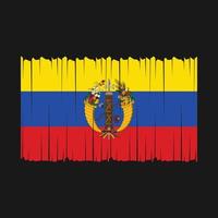 Colombia Flag Vector Illustration