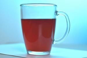 Macro photography of cup of tea photo