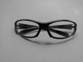 monochrome glassess isolated vintage style photo