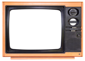 velho televisão para decorativo png