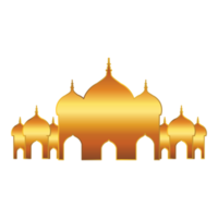 Golden Ramadan Kareem Isolated Objects png