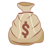 ilustración de bolsa de dinero png