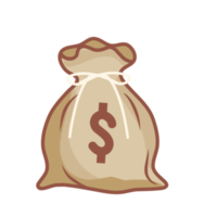 ilustração de bolsa de dinheiro png