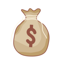 ilustração de bolsa de dinheiro png