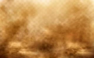 Desert sandstorm, brown dusty cloud vector