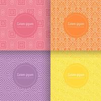 geometric vector seamless pattern collection set of colorful backgrounds with trendy minimal banners cute abstract geometric texture.
