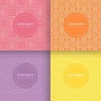 geometric vector seamless pattern collection set of colorful backgrounds with trendy minimal banners cute abstract geometric texture.