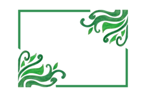 vert tourbillon plante flore ornement frontière conception png