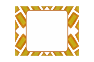 Ornament Border With Yellow Paving Block Theme png