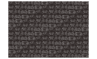 Gamepad Line Art Pattern Background Design png
