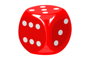 Jeu outil - rouge dé png