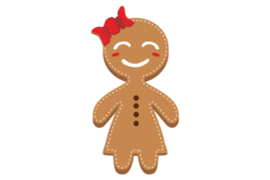 Christmas - Gingerbread People Shaped png