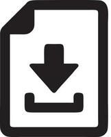 Download icon symbol image vector. Illustration of the down load design. EPS 10 vector