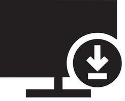 Download icon symbol image vector. Illustration of the down load design. EPS 10 vector