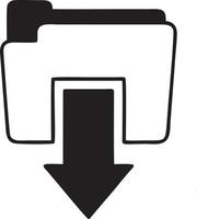 Download icon symbol image vector. Illustration of the down load design. EPS 10 vector