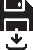 Download icon symbol image vector. Illustration of the down load design. EPS 10 vector