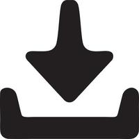 Download icon symbol image vector. Illustration of the down load design. EPS 10 vector