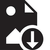 Download icon symbol image vector. Illustration of the down load design. EPS 10 vector