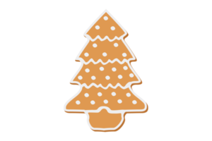 Noël - pain d'épice Noël arbre en forme de png