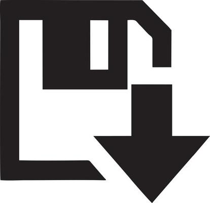 Download icon symbol image vector. Illustration of the down load design. EPS 10