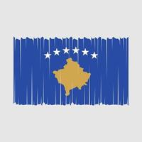 Kosovo Flag Vector Illustration