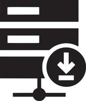 Download icon symbol image vector. Illustration of the down load design. EPS 10 vector