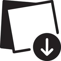 Download icon symbol image vector. Illustration of the down load design. EPS 10 vector