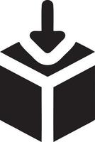 Download icon symbol image vector. Illustration of the down load design. EPS 10 vector