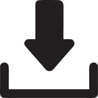 Download icon symbol image vector. Illustration of the down load design. EPS 10 vector