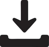 Download icon symbol image vector. Illustration of the down load design. EPS 10 vector