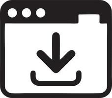 Download icon symbol image vector. Illustration of the down load design. EPS 10 vector