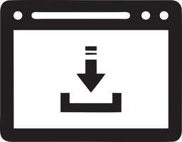 Download icon symbol image vector. Illustration of the down load design. EPS 10 vector