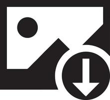 Download icon symbol image vector. Illustration of the down load design. EPS 10 vector